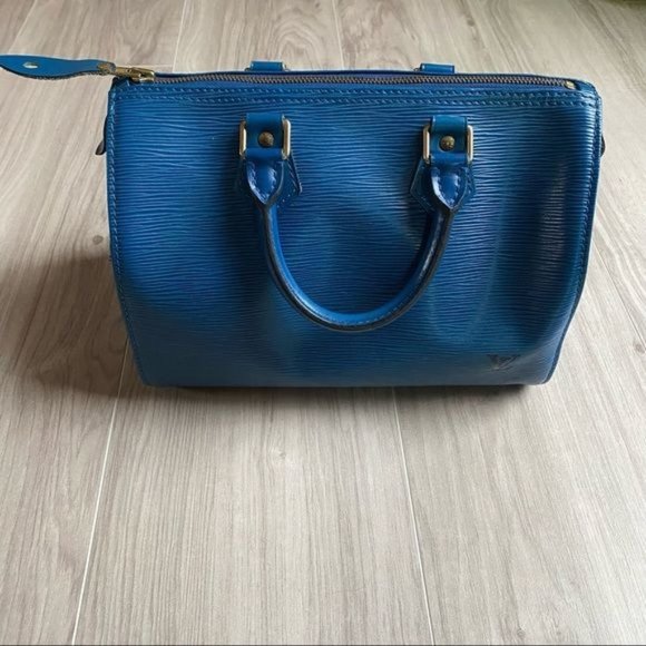 Louis Vuitton Speedy 25 Toledo Blue Epi - Picture 3 of 17